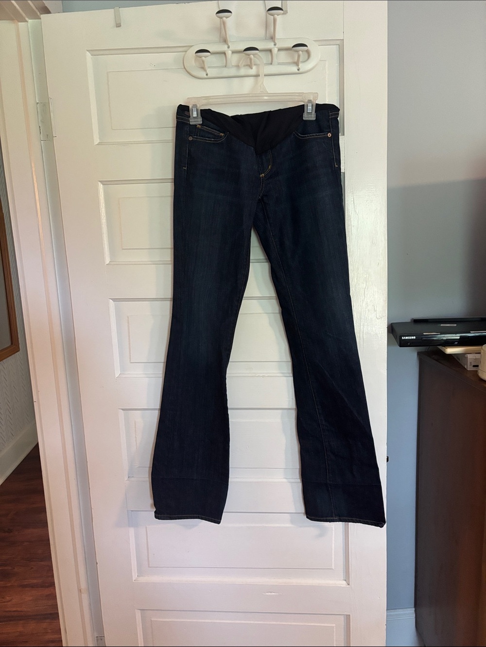 COH Dark Blue Women's Maternity Bootcut Jeans